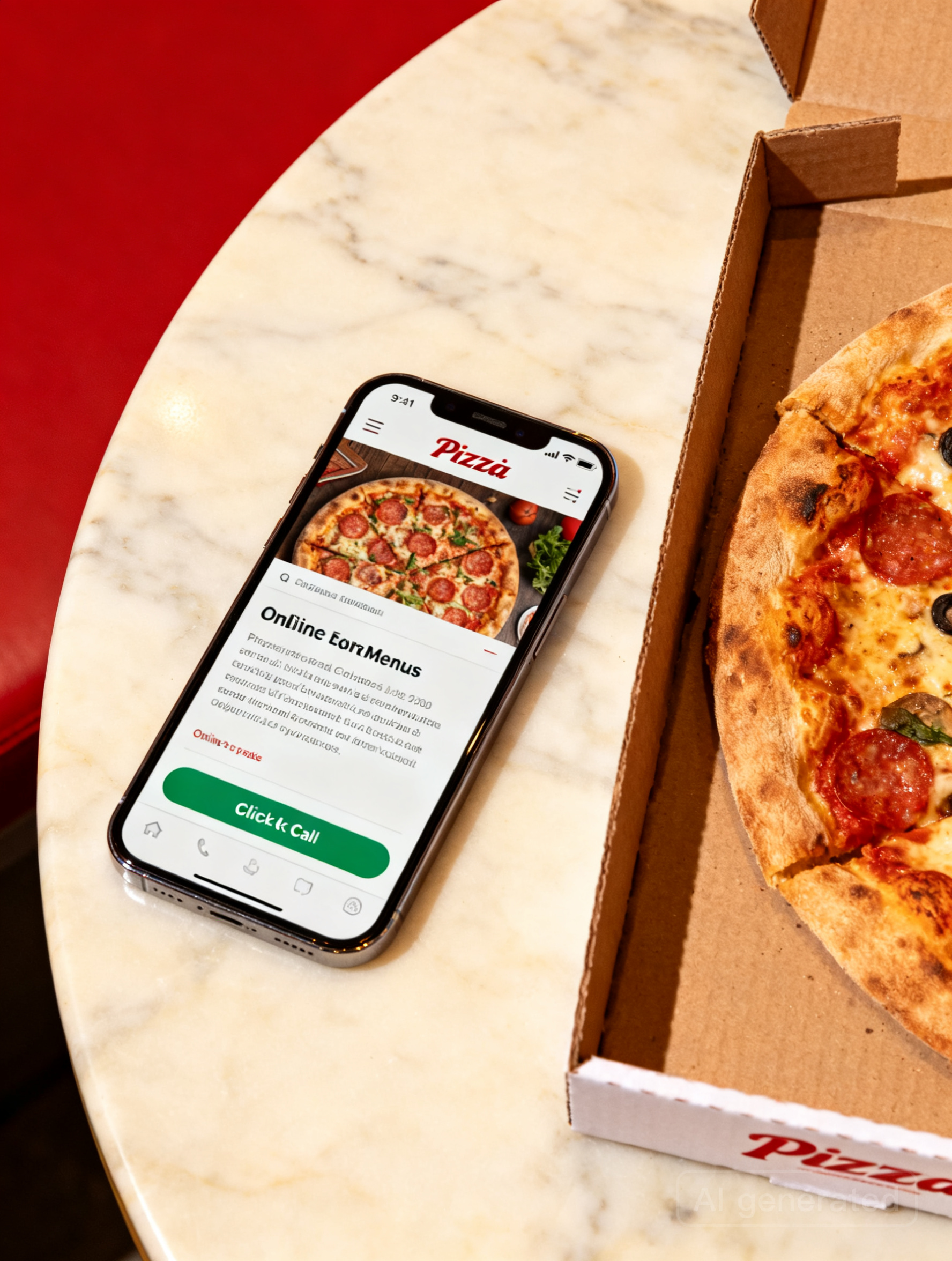 Pizzeria online menu